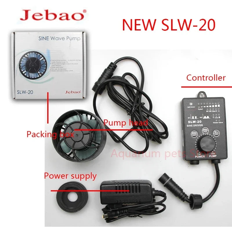 jebao SLW-3 SLW-5 SLW-10 SLW-20 SLW-30 fish tank mini wave pump sea tank aquarium intelligent surf pump flow pump frequency