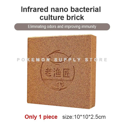 Aquarium Bacterial House Filter Material Quartz Water Purification Filter Material Rapid Cultivation of Bacteria  Square Bricks