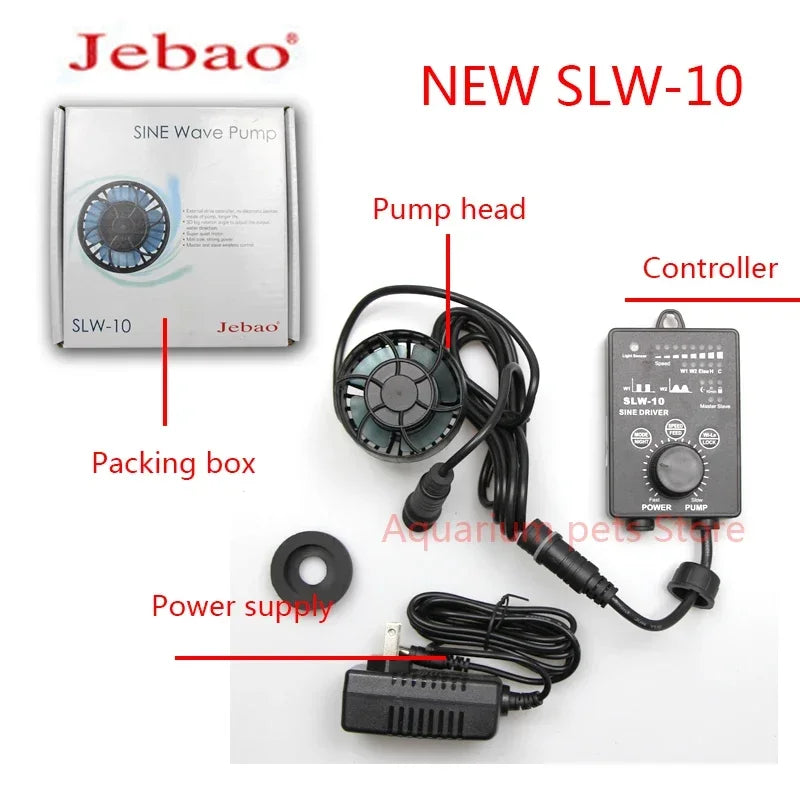 jebao SLW-3 SLW-5 SLW-10 SLW-20 SLW-30 fish tank mini wave pump sea tank aquarium intelligent surf pump flow pump frequency