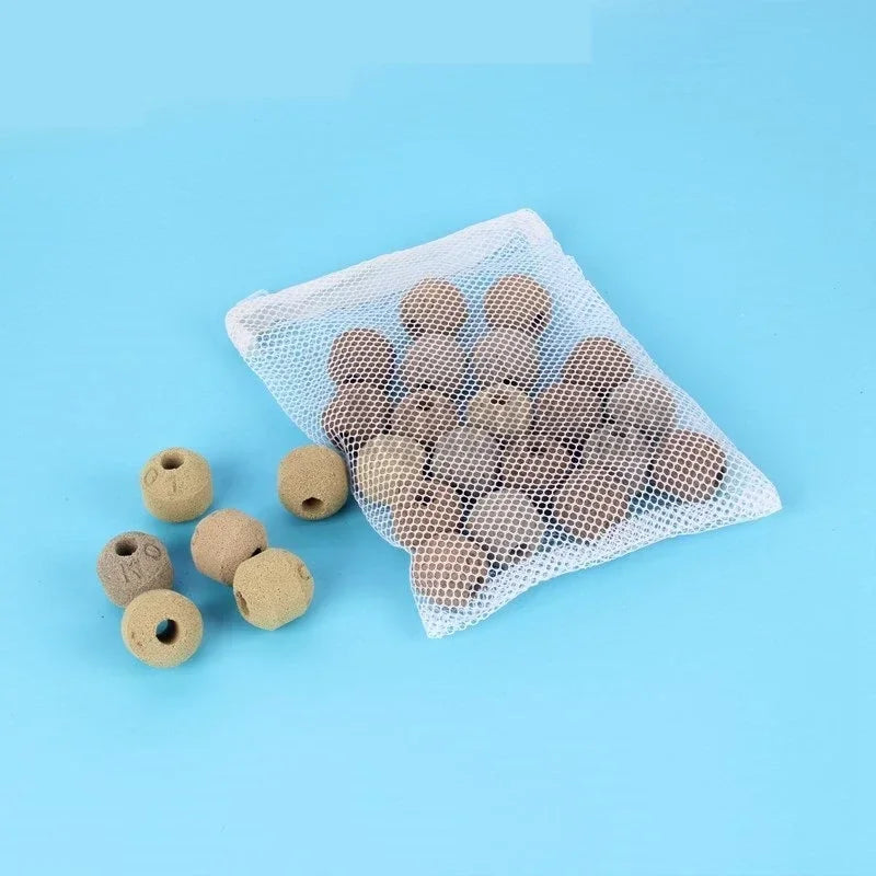 Aquarium Ceramic Filter Media Nano Bio Sphere Fish Tank Biological Bacterial House Aquarium Canister Filter Pond Bio Filtration
