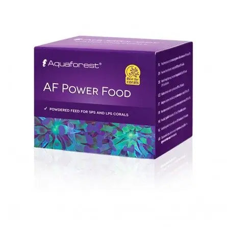 AQUAFOREST - AF Power Food - 20 g - Coral Food - Nourriture en poudre
