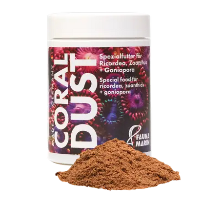 FAUNA MARIN - Coral Dust - 250ml - Nourriture pour Zoanthus, Ricordea et LPS