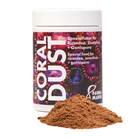 FAUNA MARIN - Coral Dust - 250ml - Nourriture pour Zoanthus, Ricordea et LPS