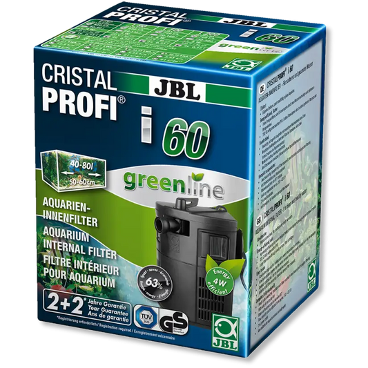 JBL - Filtre CristalProfi i60 greenline - Pour aquarium de jusqu'à 80l