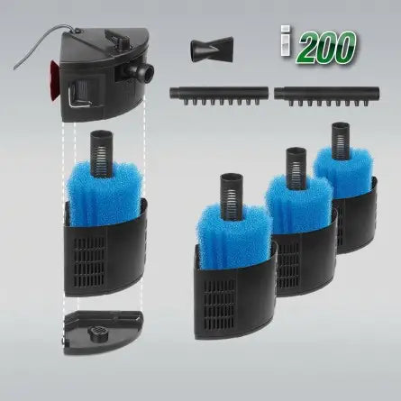 JBL - Filtre CristalProfi i200 greenline - Filtre interne pour aquarium de 130 à 200 litres
